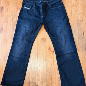 Diesel Zatiny Bootcut Black Wash Denim 34/30